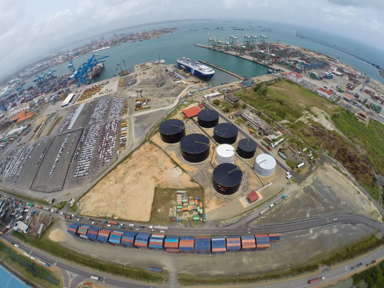 COASSA tank farm with adjacent permitted expansion lot